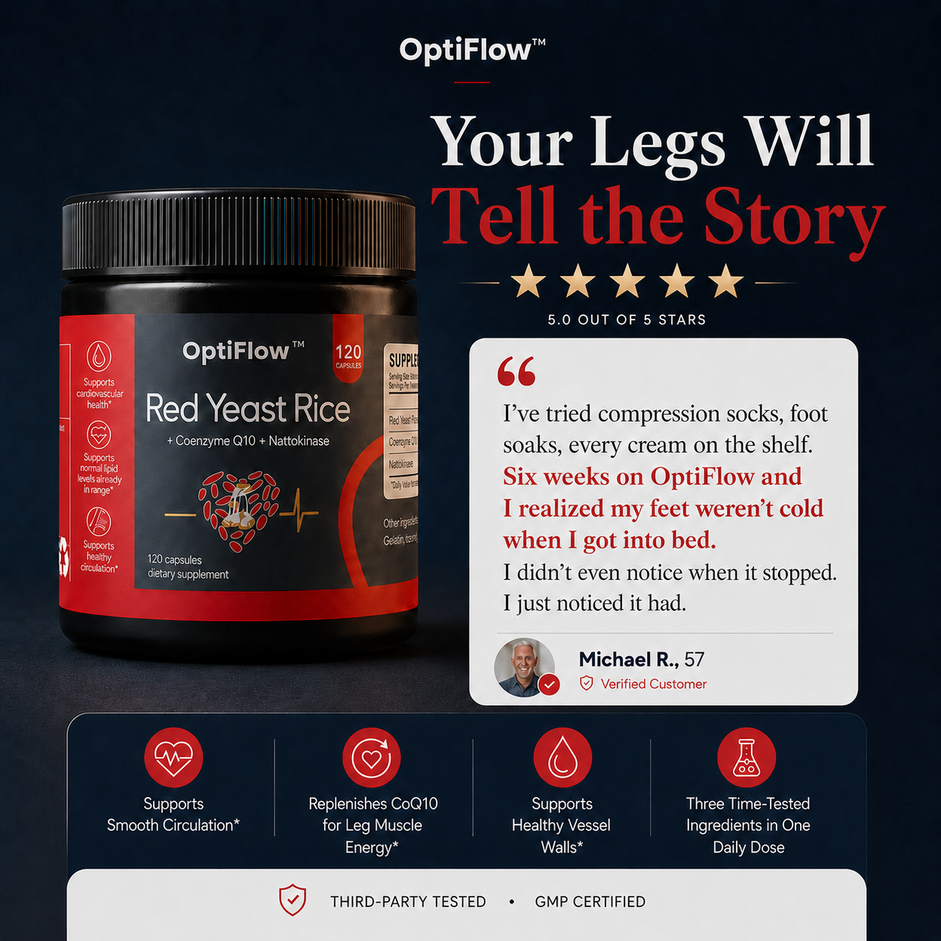 OptiFlow® - The Triple Shield Formula For Tired, Heavy, Restless Legs