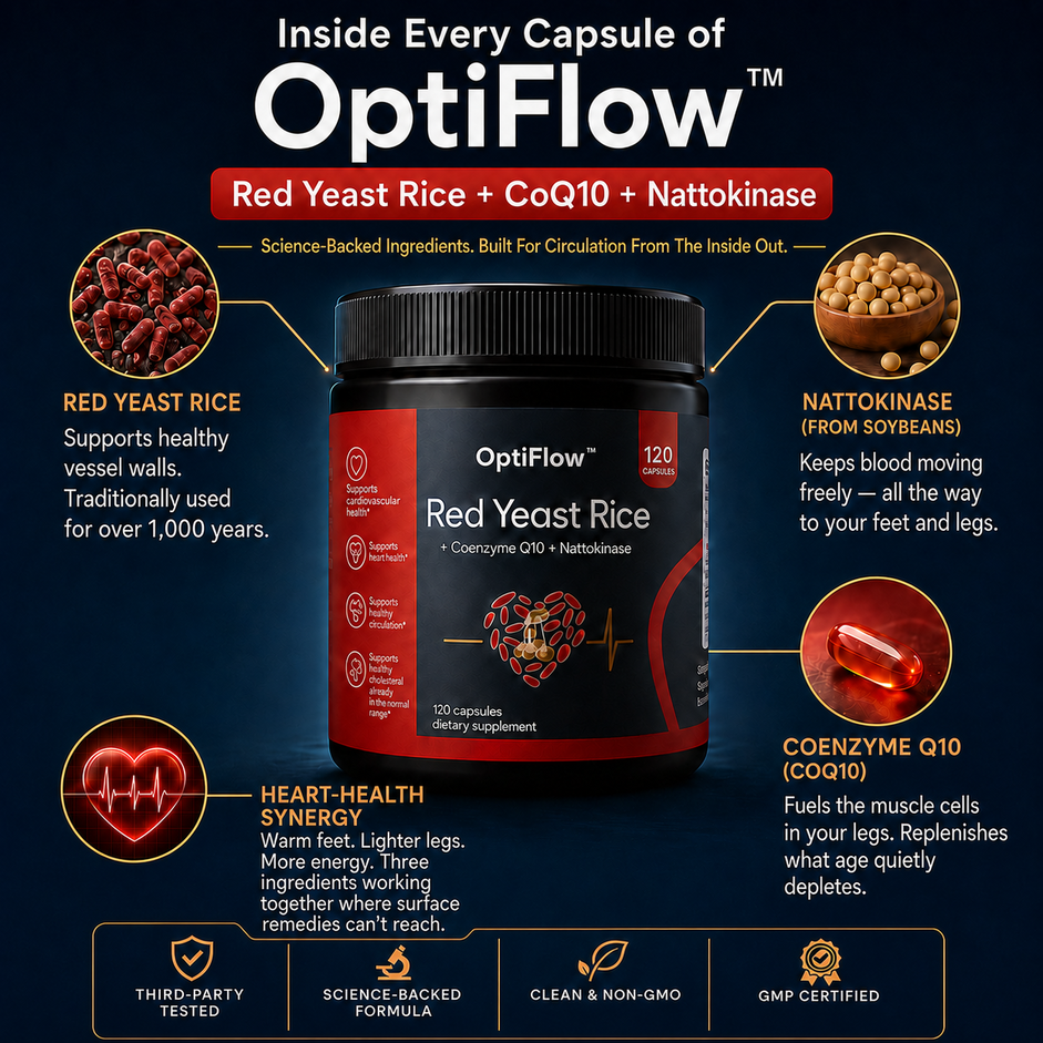 OptiFlow® - The Triple Shield Formula For Tired, Heavy, Restless Legs