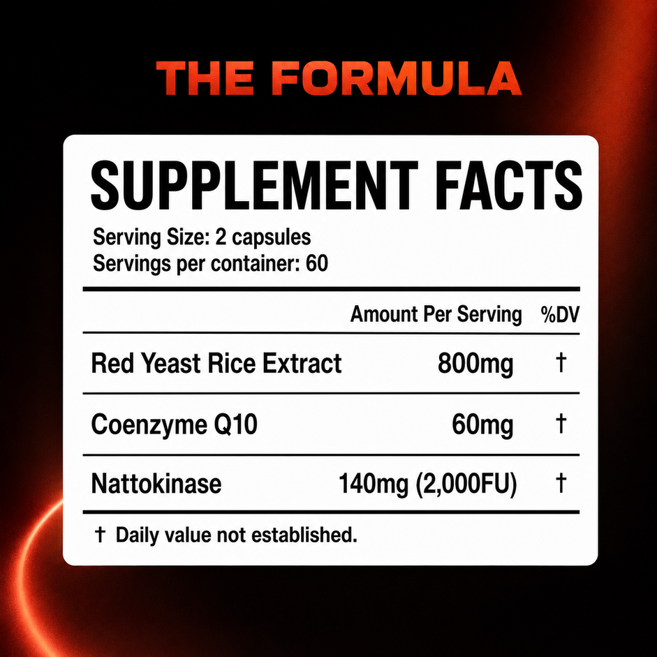 OptiFlow® - The Triple Shield Cholesterol & Heart Health Formula
